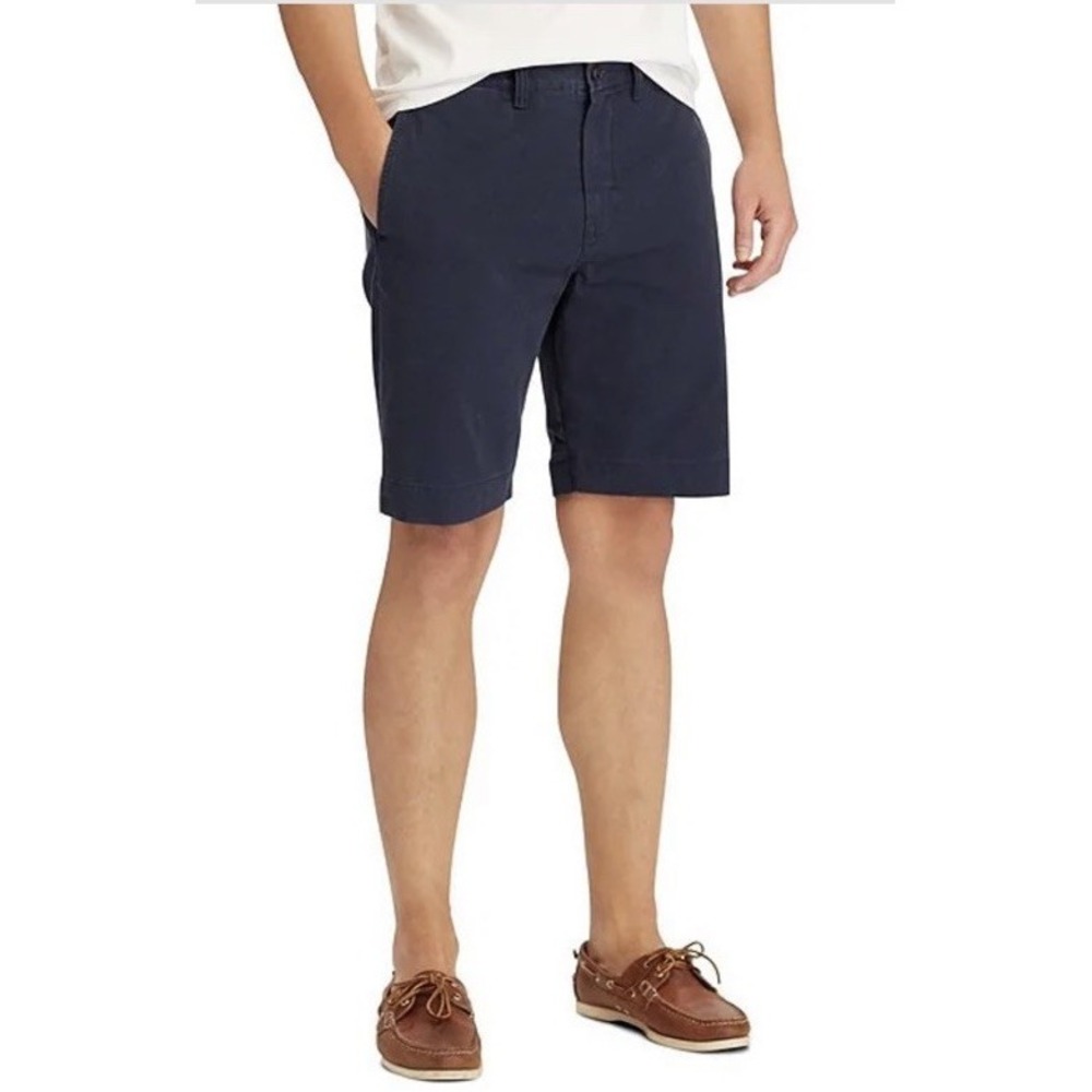 Ralph Lauren Polo Stretch Classic Fit Chino 9" Inseam Twill Shorts Size 42 NWT